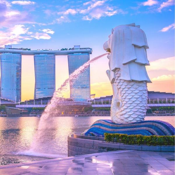 Merlion statue